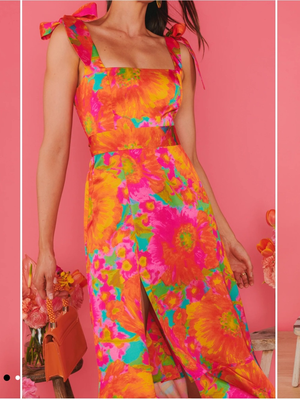 Show Me Your MuMu Garden Midi Dress, NWOT